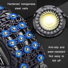 Load image into Gallery viewer, For 175~265cm Snow Emergency Snow Chains For Car SUV General Tires, Yellow 8764A, Black 8764B