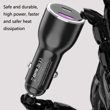 Load image into Gallery viewer, QL845C PD 45W USB-C / Type-C + QC 3.0 USB Car Charger, QL845C