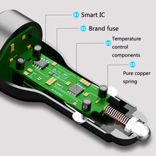 Load image into Gallery viewer, QL845C PD 45W USB-C / Type-C + QC 3.0 USB Car Charger, QL845C