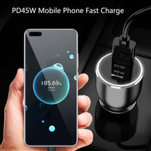 Load image into Gallery viewer, QL845C PD 45W USB-C / Type-C + QC 3.0 USB Car Charger, QL845C