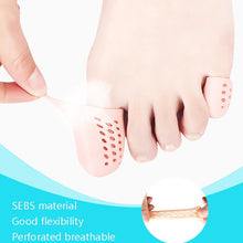 Load image into Gallery viewer, With Hole Toe Set High Heels Anti-Wear Anti-Pain Toe Protective Cover, XS, S, M, L
