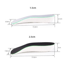 Load image into Gallery viewer, 2 Pairs Increased Half Pad Breathable Shock Absorbing Exercise Anti-Skid Pad, 1.5cm, 2.5cm