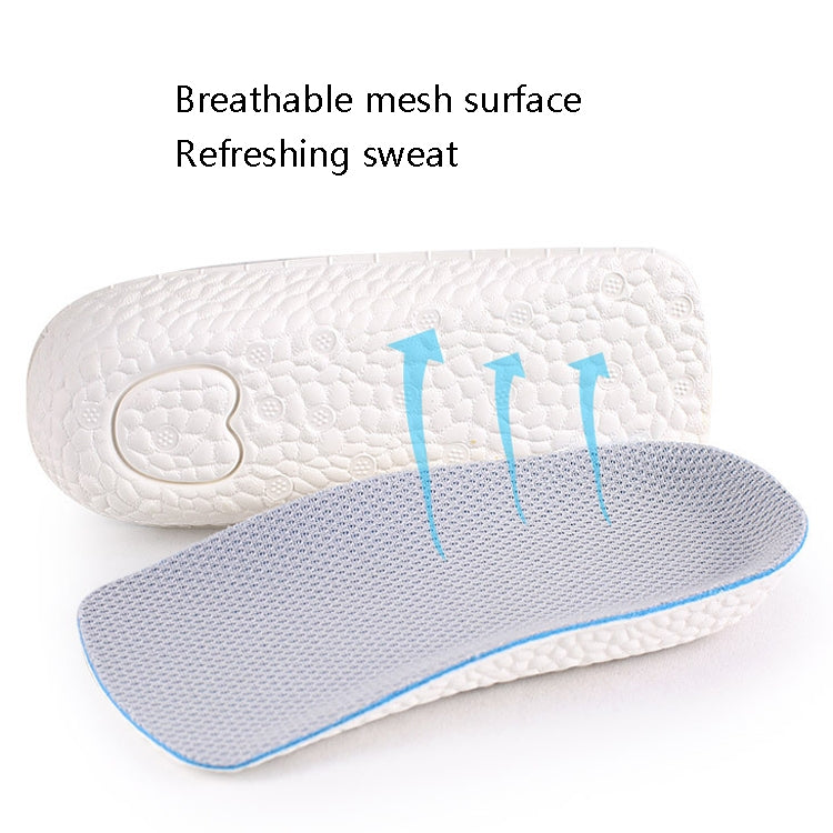 2 Pairs Increased Half Pad Breathable Shock Absorbing Exercise Anti-Skid Pad