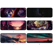 Load image into Gallery viewer, Hand-Painted Fantasy Pattern Mouse Pad, Size:, 300 x 800 x 1.5mm Not Overlocked, 300 x 800 x 2mm Seaming, 300 x 800 x 3mm Seaming, 300 x 800 x 4mm Seaming, 300 x 800 x 5mm Seaming, 400 x 900 x 1.5mm Not Overlocked, 400 x 900 x 2mm Seaming              ...