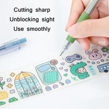 Load image into Gallery viewer, Press Pen Type Utility Knife Student Appointment Book Paper Cutting Knife, Cutting Knife
