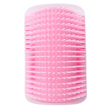 Load image into Gallery viewer, Pet Cat Corner Rub Hair Massage Brush, Blue, Grey, Pink, Green, Black
