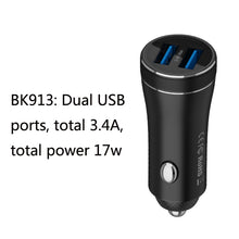 Load image into Gallery viewer, Dual Ports Fast Charge Car Charger, QIAKEY BK913, QIAKEY BK918, QIAKEY BK919, QIAKEY BK928, QIAKEY BK929, QIAKEY BK939, QIAKEY BK949, QIAKEY BK959, QIAKEY BK969