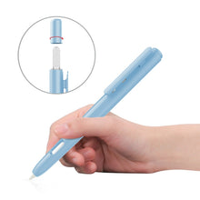 Load image into Gallery viewer, Double-Click Automatic Retractable Stylus Pen Case For Apple Pencil 2, Gray, Pearl White, Pink, Army Green, Deep Space Gray, Blue, Grass Green, Purple