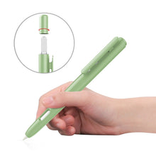 Load image into Gallery viewer, Double-Click Automatic Retractable Stylus Pen Case For Apple Pencil 2, Gray, Pearl White, Pink, Army Green, Deep Space Gray, Blue, Grass Green, Purple
