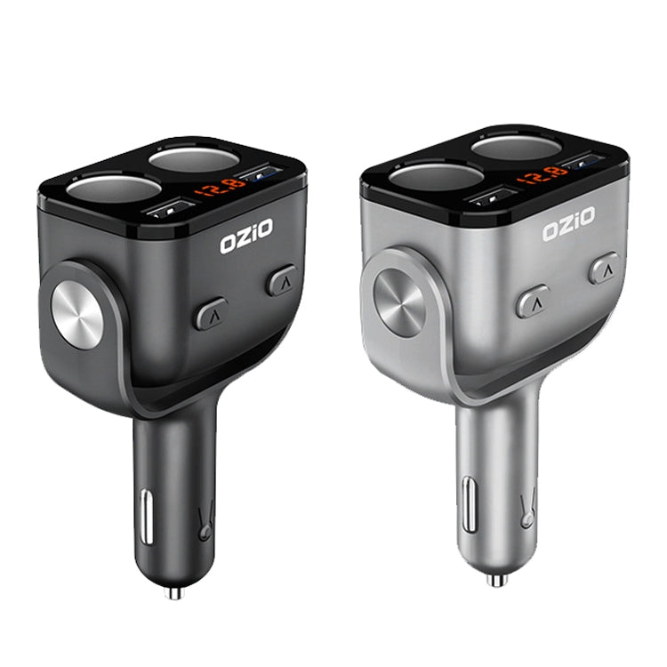 Ozio Car Charger Cigarette Lighter With USB Plug Car Charger, Y34Q 5.3A Silver, Y34Q 5.3A Black, Y48Q 6.5A Black, Y48Q 6.5A Silver