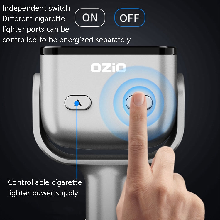 Ozio Car Charger Cigarette Lighter With USB Plug Car Charger, Y34Q 5.3A Silver, Y34Q 5.3A Black, Y48Q 6.5A Black, Y48Q 6.5A Silver