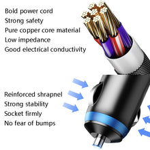 Load image into Gallery viewer, Ozio Car Charger Cigarette Lighter Conversion Plug, Y34QA Black QC3.0 Fast Charge, Y48QA Black All Agreement Flash Charge