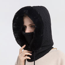 Load image into Gallery viewer, One-piece Cold-proof and Keep Warm Hedging Cap Scarf Face Mask, Black, Pink, Grey, Khaki, Turmeric, Beige, Skin Red, Navy Blue