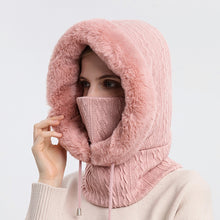 Load image into Gallery viewer, One-piece Cold-proof and Keep Warm Hedging Cap Scarf Face Mask, Black, Pink, Grey, Khaki, Turmeric, Beige, Skin Red, Navy Blue