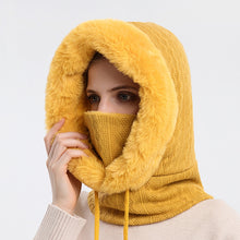 Load image into Gallery viewer, One-piece Cold-proof and Keep Warm Hedging Cap Scarf Face Mask, Black, Pink, Grey, Khaki, Turmeric, Beige, Skin Red, Navy Blue