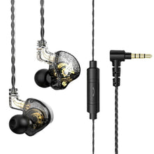 Load image into Gallery viewer, QKZ AK6 PRO HiFi Subwoofer In-Ear Wired Headphones with Mic, Colorful, Black, White, Green