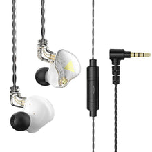 Load image into Gallery viewer, QKZ AK6 PRO HiFi Subwoofer In-Ear Wired Headphones with Mic, Colorful, Black, White, Green