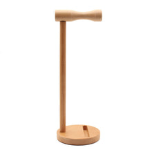Load image into Gallery viewer, AM-EJZJ001 Desktop Solid Wood Headset Display Stand, Style:, B, C, D, E, F