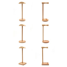Load image into Gallery viewer, AM-EJZJ001 Desktop Solid Wood Headset Display Stand, Style:, B, C, D, E, F