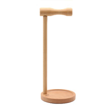Load image into Gallery viewer, AM-EJZJ001 Desktop Solid Wood Headset Display Stand, Style:, B, C, D, E, F