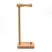 Load image into Gallery viewer, AM-EJZJ001 Desktop Solid Wood Headset Display Stand, Style:, B, C, D, E, F