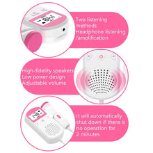 Load image into Gallery viewer, Pregnant Women Home Fetal Heart Rate Monitor, U3-02(Pink)