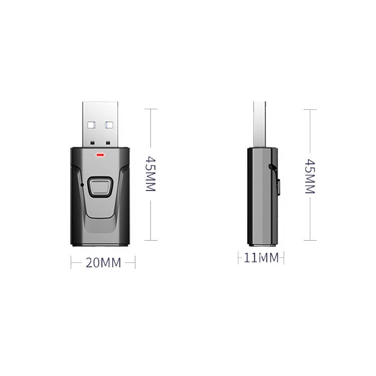 T7 4 In 1 Bluetooth 5.0 USB Transmit Receiving Audio Adapter, T7 4 In 1