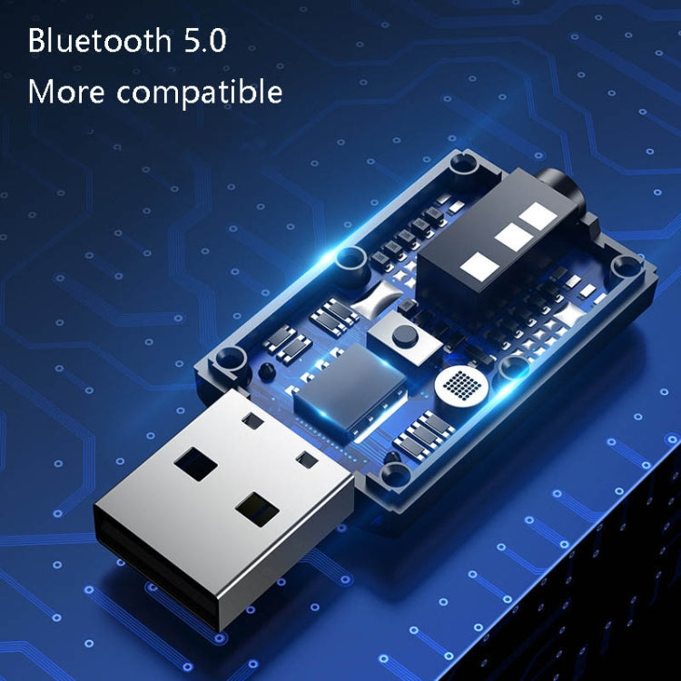 T7 4 In 1 Bluetooth 5.0 USB Transmit Receiving Audio Adapter, T7 4 In 1