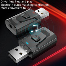 Load image into Gallery viewer, T7 4 In 1 Bluetooth 5.0 USB Transmit Receiving Audio Adapter, T7 4 In 1