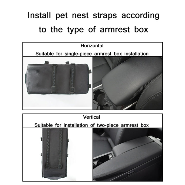 Car Central Control Seat Pet Portable Bed Pad, Oval + Beige, Square + Gray, Rubber + Pink, Yellow Bear+Handle, Yellow bear+Handle+Upper Cover, Gray+Handle, Gray+Handle+Upper Cover, Oval Beige+Summer Mat, Square Gray+Summer Mat