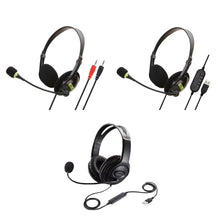 Load image into Gallery viewer, Head-Mounted Wired Headset With Microphone, Style:, GAE-440 A, GAE-440 B, GAE-109