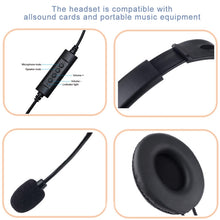 Load image into Gallery viewer, Head-Mounted Wired Headset With Microphone, Style:, GAE-440 A, GAE-440 B, GAE-109
