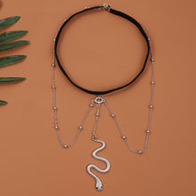 Load image into Gallery viewer, BT192-1 Elastic Snake Long Anklet Body Chain Accessories, BT192-1(Gold), BT192-1(Silver)