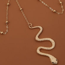 Load image into Gallery viewer, BT192-1 Elastic Snake Long Anklet Body Chain Accessories, BT192-1(Gold), BT192-1(Silver)
