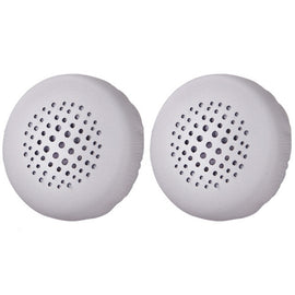 2 PCS Headset Honeycomb Earmuffs for Jabra Evolve 20se / 30II / 40 / 65+ / 75+, Black, Gray
