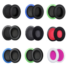 Load image into Gallery viewer, 2pcs Headset Earmuffs For Kingston HyperX, Black Mesh, Black Mesh+Green, Black Protein Skin, Black Velvet, Black+Red Velvet, Black+Blue Protein Skin, Black+Green Protein Skin, White+Rose Red, Black Splicing, Black Ice Silk, Black Ice-skinned           ...