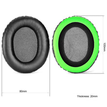 Load image into Gallery viewer, 2pcs Headset Earmuffs For Kingston HyperX, Black Mesh, Black Mesh+Green, Black Protein Skin, Black Velvet, Black+Red Velvet, Black+Blue Protein Skin, Black+Green Protein Skin, White+Rose Red, Black Splicing, Black Ice Silk, Black Ice-skinned           ...