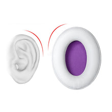 Load image into Gallery viewer, 2pcs Headset Earmuffs For Kingston HyperX, Black Mesh, Black Mesh+Green, Black Protein Skin, Black Velvet, Black+Red Velvet, Black+Blue Protein Skin, Black+Green Protein Skin, White+Rose Red, Black Splicing, Black Ice Silk, Black Ice-skinned           ...