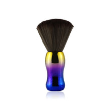 Load image into Gallery viewer, Electroplating Broken Hair Brush Haircut Neck Cleaning Brush, Four-section Gold, Four-section Silver, Four-section Gradient Purple, Round Handle Silver, Round Handle Gold, Round Handle Gradient Yellow, Round Handle Gradient Yellow Purple               ...