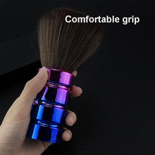 Load image into Gallery viewer, Electroplating Broken Hair Brush Haircut Neck Cleaning Brush, Four-section Gold, Four-section Silver, Four-section Gradient Purple, Round Handle Silver, Round Handle Gold, Round Handle Gradient Yellow, Round Handle Gradient Yellow Purple               ...