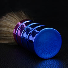 Load image into Gallery viewer, Electroplating Broken Hair Brush Haircut Neck Cleaning Brush, Four-section Gold, Four-section Silver, Four-section Gradient Purple, Round Handle Silver, Round Handle Gold, Round Handle Gradient Yellow, Round Handle Gradient Yellow Purple               ...