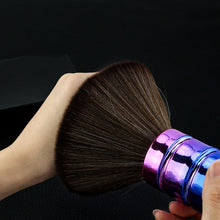 Load image into Gallery viewer, Electroplating Broken Hair Brush Haircut Neck Cleaning Brush, Four-section Gold, Four-section Silver, Four-section Gradient Purple, Round Handle Silver, Round Handle Gold, Round Handle Gradient Yellow, Round Handle Gradient Yellow Purple               ...