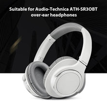 Load image into Gallery viewer, 2 PCS Protein Skin Headset Earmuffs for Audio-Technica ATH-SR30BT, Black Protein Leather