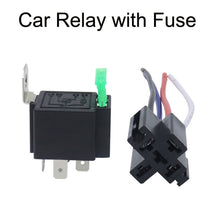 Load image into Gallery viewer, 5 Sets JD2912 4 Pin Car Relay With Fuse, 12V, 24V