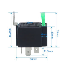Load image into Gallery viewer, 5 Sets JD2912 4 Pin Car Relay With Fuse, 12V, 24V