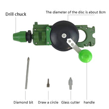 Load image into Gallery viewer, Hand-Operated Hole Puncher Glass Hand-Held Sharpener Household Tool, Hand-Operated Hole Puncher