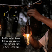 Load image into Gallery viewer, Camping Tent Pull-switch Atmosphere Night Light, Style:, Small Spherical, Large Spherical, Circular Cone, Ellipsoid