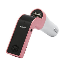 Load image into Gallery viewer, G7 Car Hands-Free Bluetooth FM Player MP3, G7 Pink, G7 Rose Gold, G7 Gold, G7 Silver, G7 Black