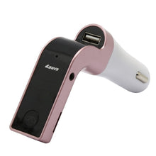Load image into Gallery viewer, G7 Car Hands-Free Bluetooth FM Player MP3, G7 Pink, G7 Rose Gold, G7 Gold, G7 Silver, G7 Black