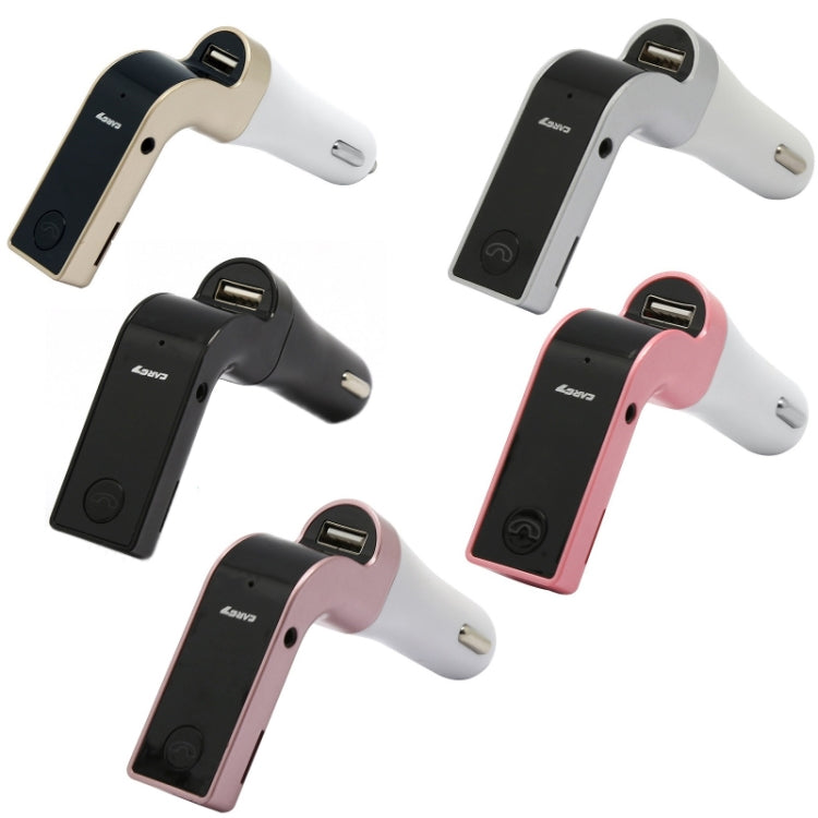 G7 Car Hands-Free Bluetooth FM Player MP3, G7 Pink, G7 Rose Gold, G7 Gold, G7 Silver, G7 Black